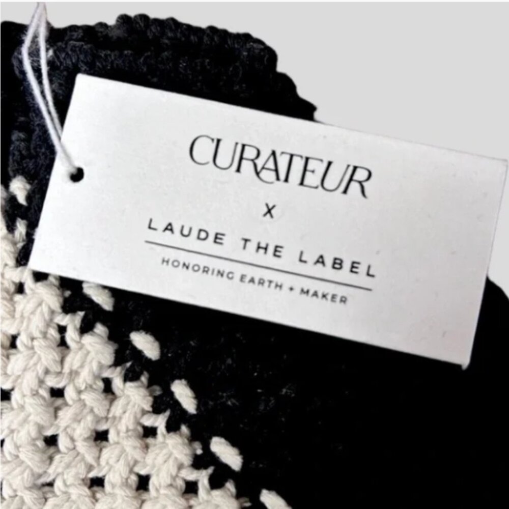 NWT Curateur x LAUDE THE LABEL Gabby Mini Macrame Bag - Picture 10 of 11